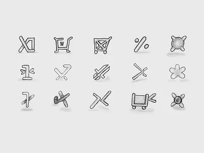 X1 Store Logo Sketches brand brand identity branding logo logo design sketch sketches symbol