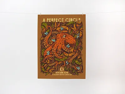 A Perfect Circle apc art band design drawing gig illustration poster