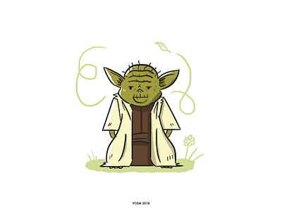 Yoda 2018 fiction illustration lonely sci fi star wars yoda