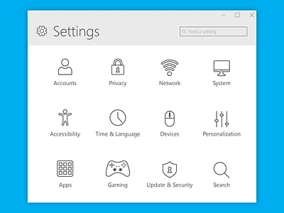 Daily UI #07: Settings dailyui menu settings settings menu ui windows