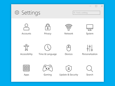 Daily UI #07: Settings dailyui menu settings settings menu ui windows