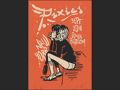 Where is my mind? bower ballroom gig new york pixies poster postpunk punk