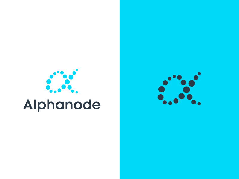 Alphanode: Color Tests bank brand branding business capital color design experiment identity logo symbol test
