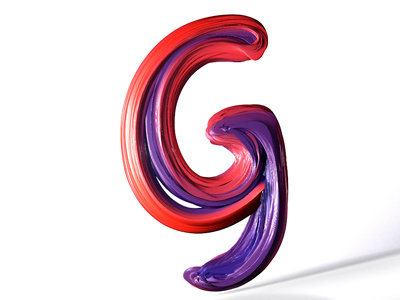36DaysOfType - G 36days 7 36daysoftype 3dart digitalart graphicdesign motiongraphics
