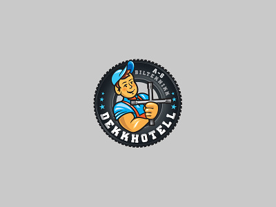 Dekkhotell Logo animal brand branding games horse icon identity logo minimalism power strength symbol