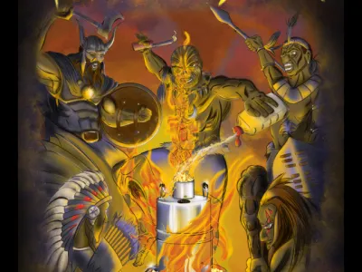 Orion Ancestors digital illustration