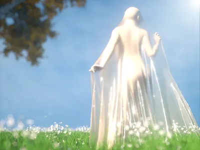 breaking free 3d art c4d daz light marvelous nature octane