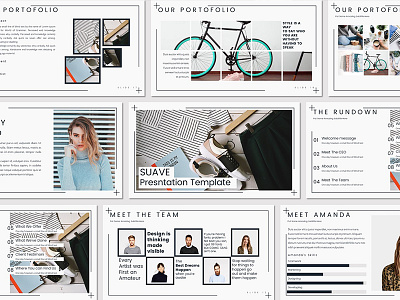 Suave - Presentation Template agency creative freebies gallery keynote lookbook modern pitchdeck portofolio powerpoint professional simple