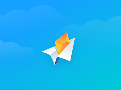 Mail plane app email sent illustration letter mail mail plane plane reset password sketch ui