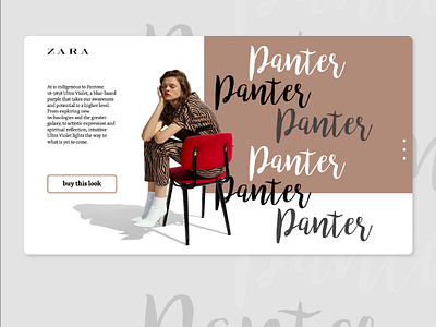 Zara landing page 2d adobexd dailyui illustrator photoshop ui uiux ux web landing page
