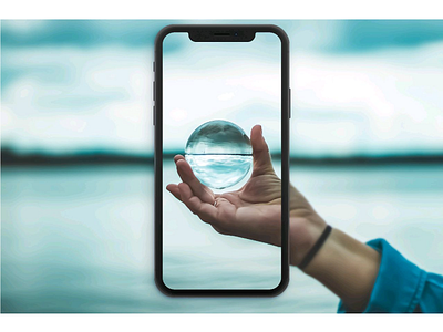 Crystal Clear focus illustrator mobile mobile screen perspective photography photoshop ui ux