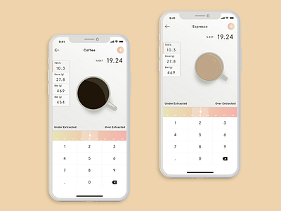 Optimal Coffee V2 app coffee coffee app ios 12 ios12 iphonex menu nav ui ux