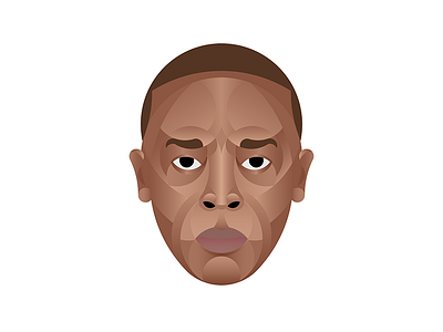 Dr. Dre Portrait circles golden ratio portrait