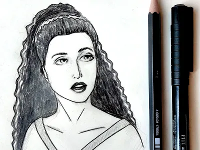 Deanna Troi Sketch counselor troi deanna deanna troi picard star trek startrek tng troi