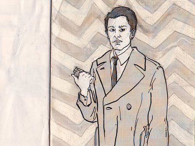 twin peaks comic halftone sequential twin peaks