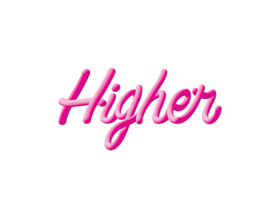 Pink High blend gradient illustrator pink practice text tutorial typography vector