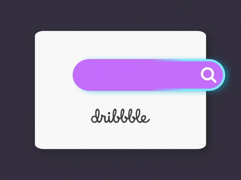 Search bar UI after effects debut designer dribbble gif illustrator search search bar ui user interaction ux