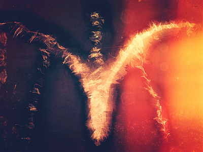 H0rn5 of 9|3nty abstract art glitch