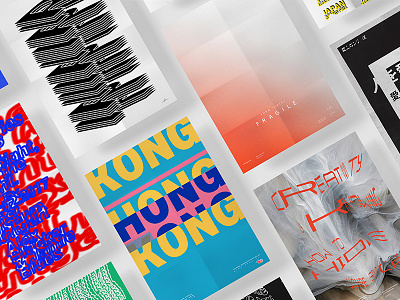 Various Posters graphicdesign typography