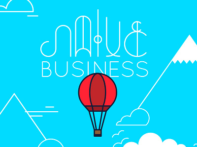 Navie Business branding cover graphics icon logo titel