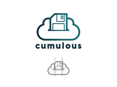 Cumulous Dribble cloud cloud services design graphic graphic design logo logo design minimal storage