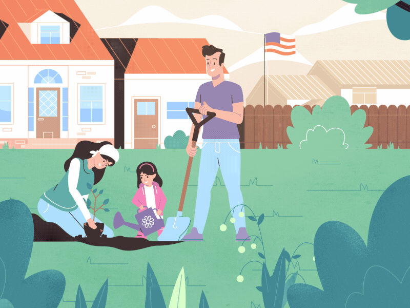 sneezes 2d after effects animation explainer gif illustration work