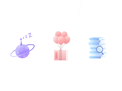 Three illustrations