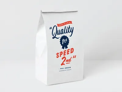 Burgermaster To-Go Bag bag burger fast food packaging