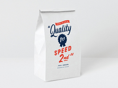 Burgermaster To-Go Bag bag burger fast food packaging