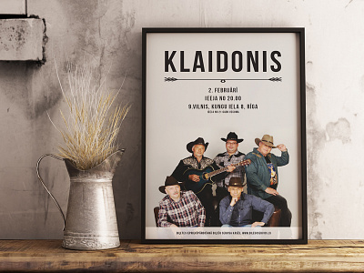 klaidonis / band poster design adobe illustrator photoshop poster poster design