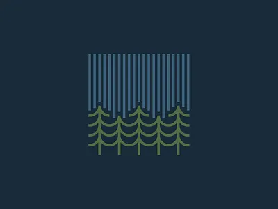 Rain / Forest Symbol design graphicdesign icon minimalism simplicity symbol