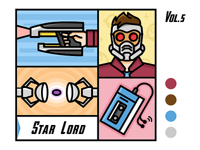 Star Lord illustration marvel star lord