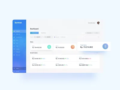 Dashboard POS clean dashboard data design ui web white