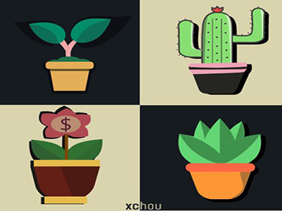 Plants Flat Icon flatwallpaper plantsicon