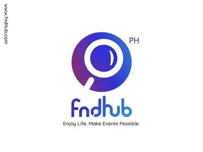 Fndhub Events Logo branding logo logo design symbol wordmark