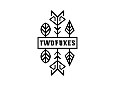 Fox/Nature Logo Exploration fox fox logo foxes logo monoline nature tree logo trees