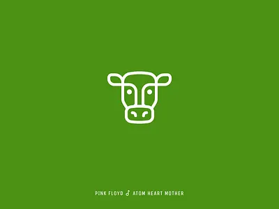 Icon Cover (Pink Floyd, Atom Heart Mother) album cover animal cow head icon pink floyd