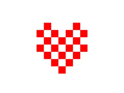 Hrvatska croatia football heart hrvatska logo soccer symbol world cup