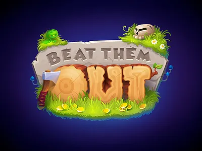 Logo for game game gamelogo illustrator ios logo vector