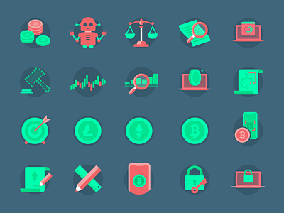 Crypto icons bitcoin crypto ico icons