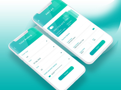 Boooking App app card illustration ios iphone bookingapp mobileapp photoshop ui ux