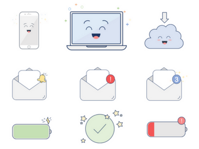 My first icon set! by Taylor Tomanio on Dribbble