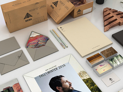 Berg Outdoor branding packaging stationary