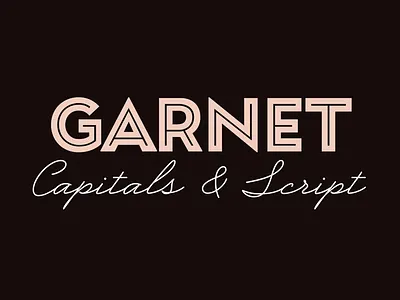 Garnet Font Family typedesign