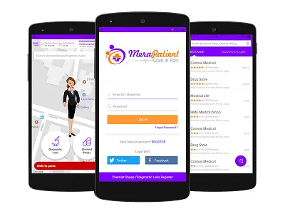 MeraPatient - Medical Help Panic Button android app development healthcare app ios app development medical app medical help app mobile app development