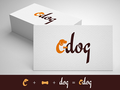 C-Dog dog dog training logo pet training university