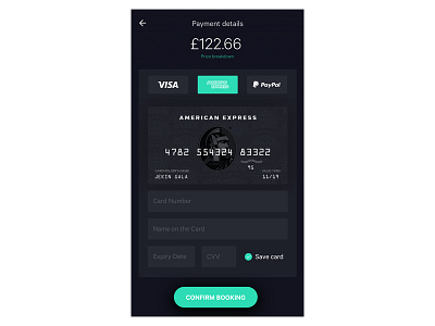 Payment UI Design intractive design ui design