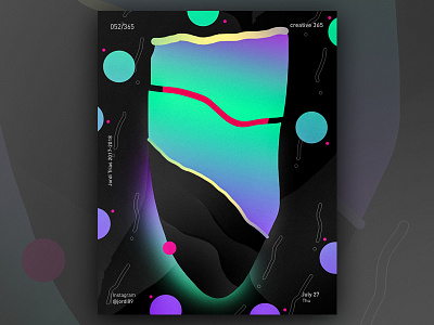 Hidden Sun 365 design dribble everyday gradient poster sun ui