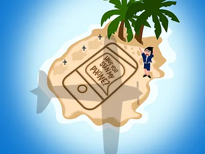 Have You Seen My Phone 2d character color creative digital doodle editorial fun graphic design illustration illustrator vector
