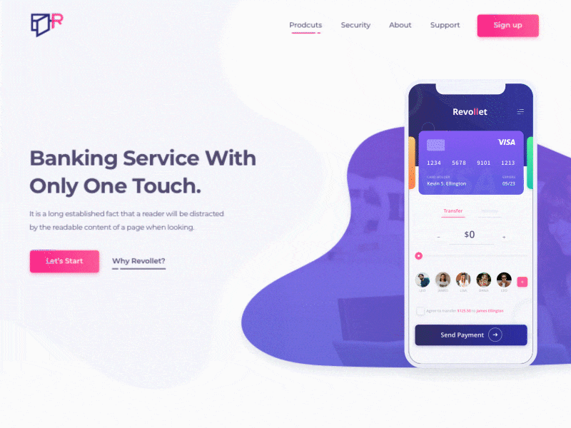 Digital Wallet Animation aftereffects animation design designer freelance gif hire illustration illustrator website